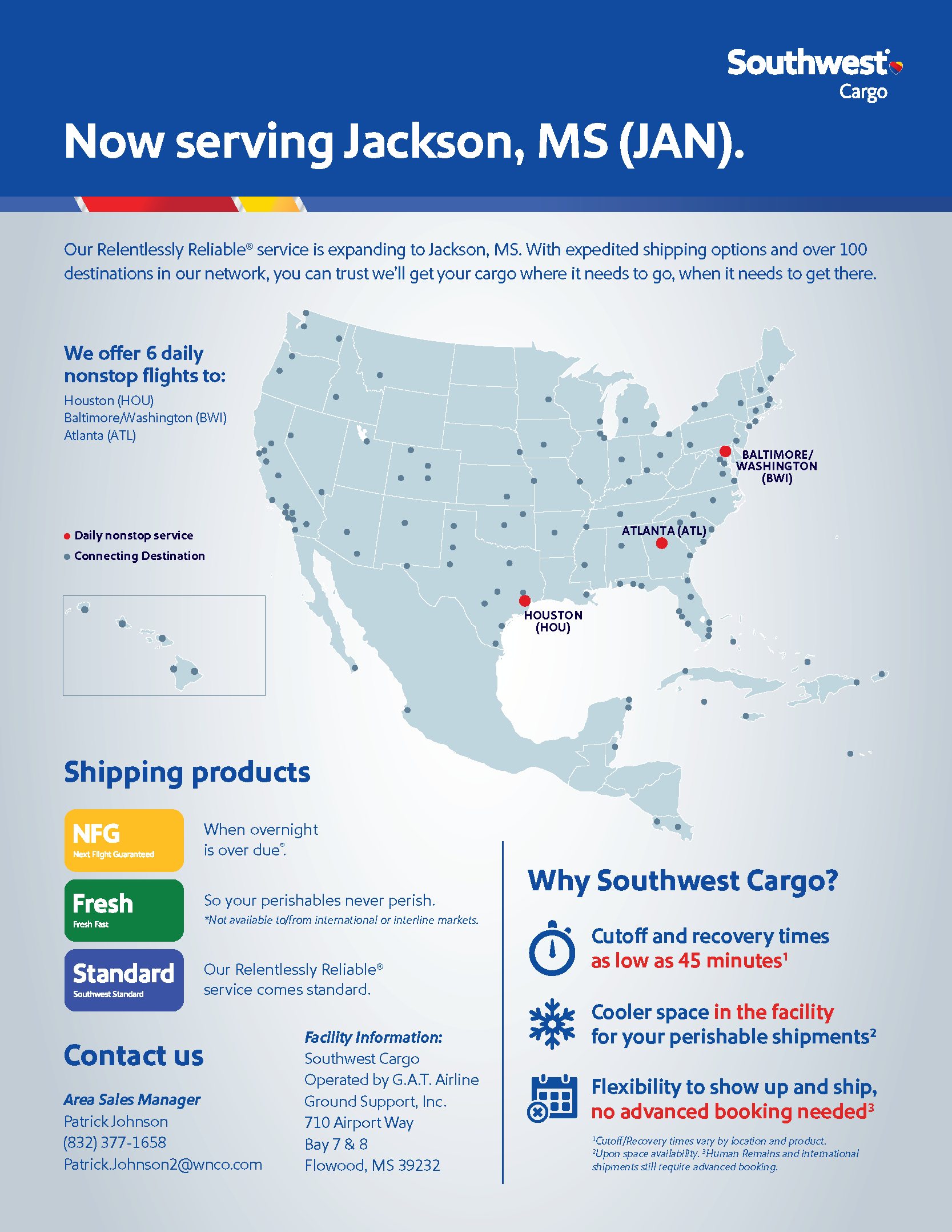 Southwest Cargo Zone Map Air Cargo By Southwest Airlines-Same Day Cargo And Freight
